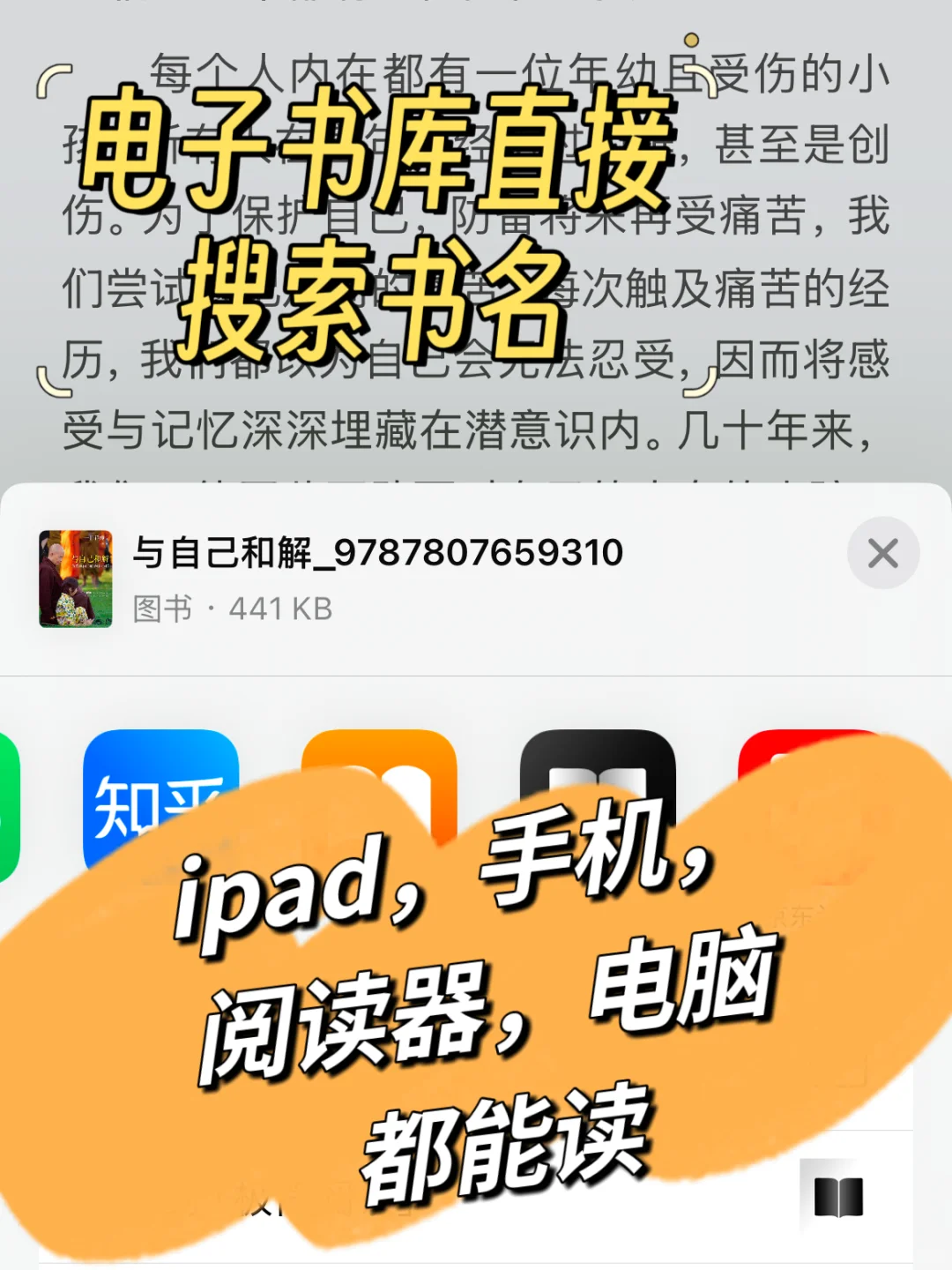 书架被电子书库填满了，真的看书自由啦