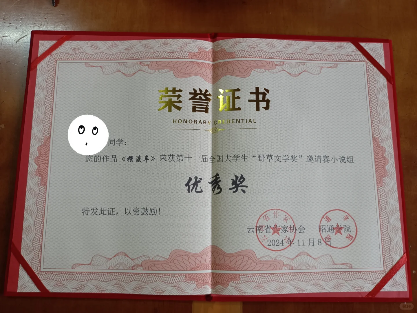 我也能和文学沾边啦！