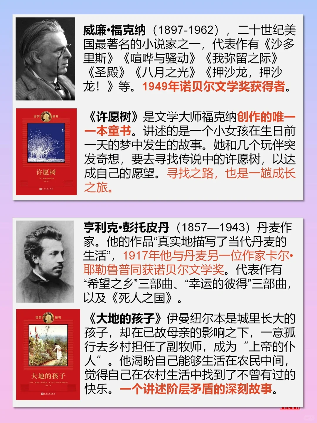 诺贝尔文学奖得主作家给孩子写的童书！