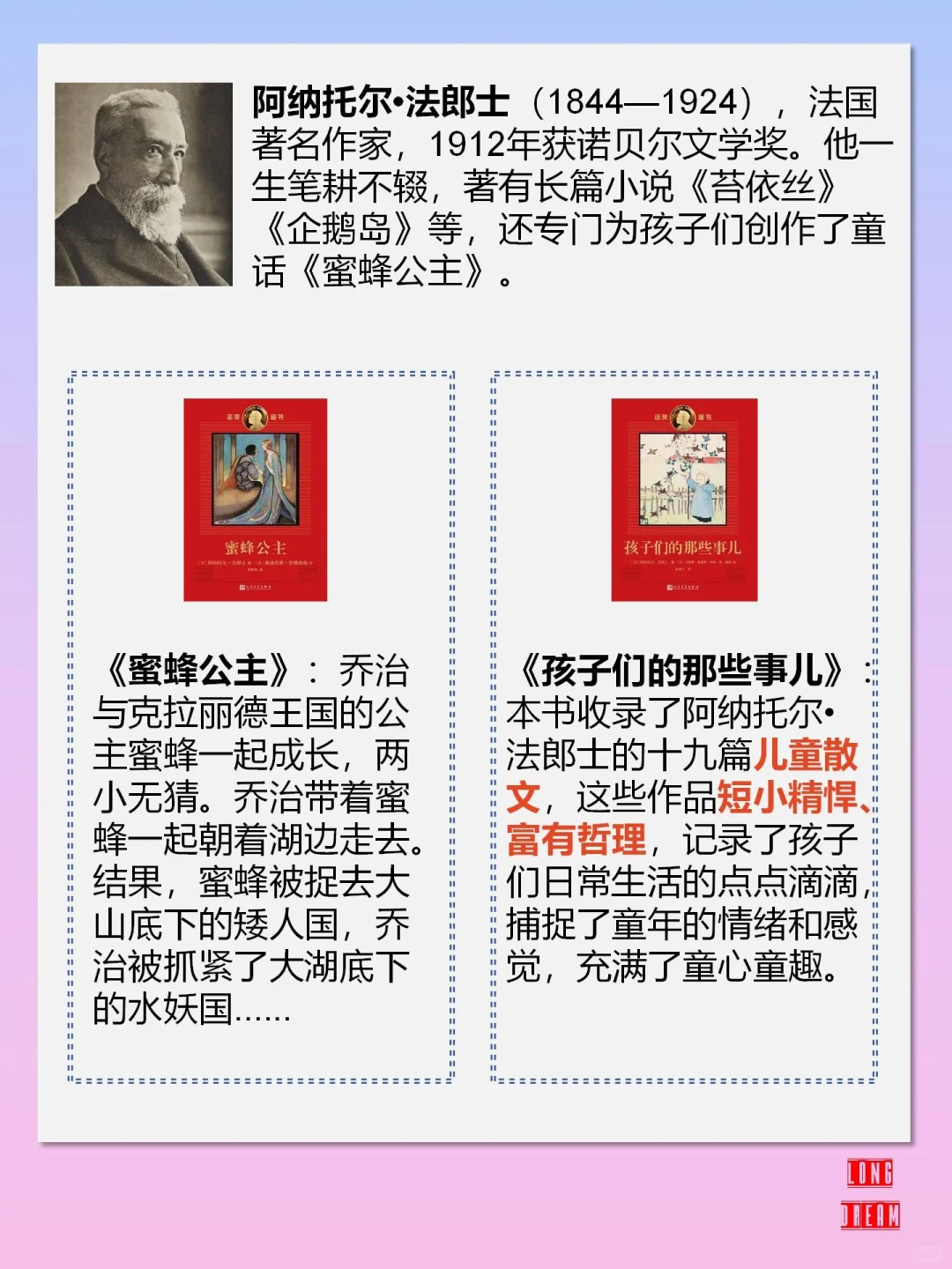 诺贝尔文学奖得主作家给孩子写的童书！