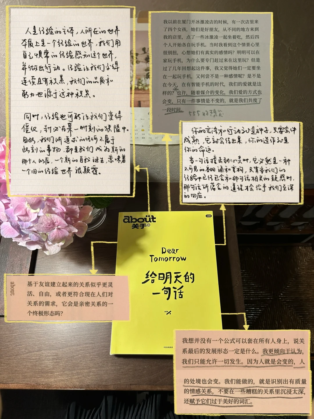 关于我在咖啡店收到about寄来新书