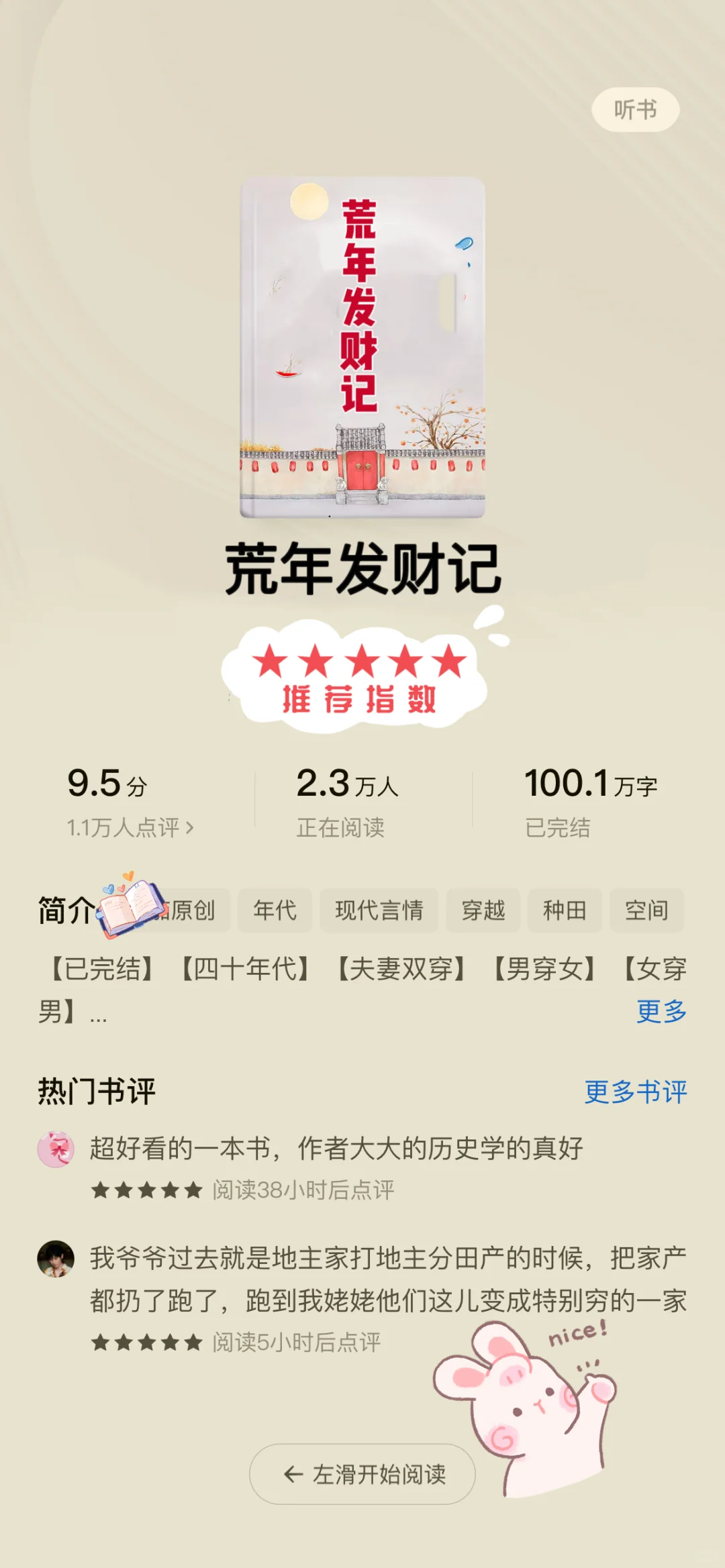 🍅这5⃣️本高分年代文❗️谁还没有看过的‼️