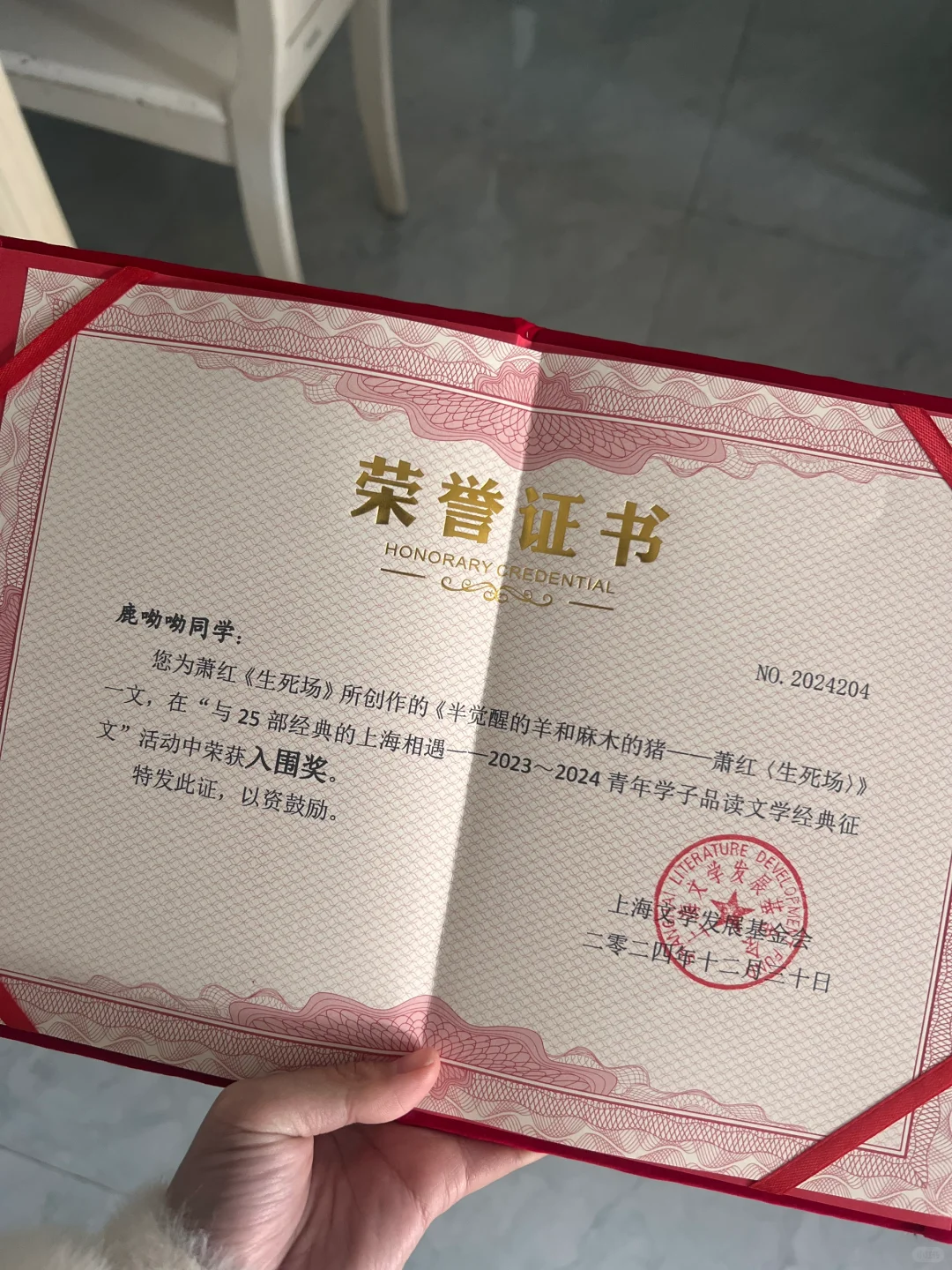 评论入围“与25部经典的上海相遇——2023~2024