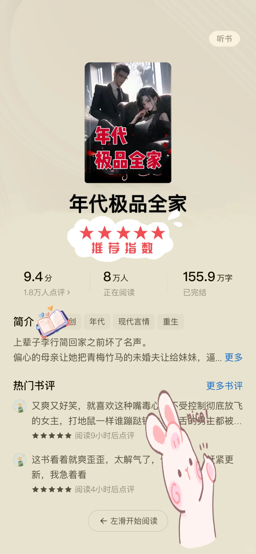 🍅这5⃣️本高分年代文❗️谁还没有看过的‼️
