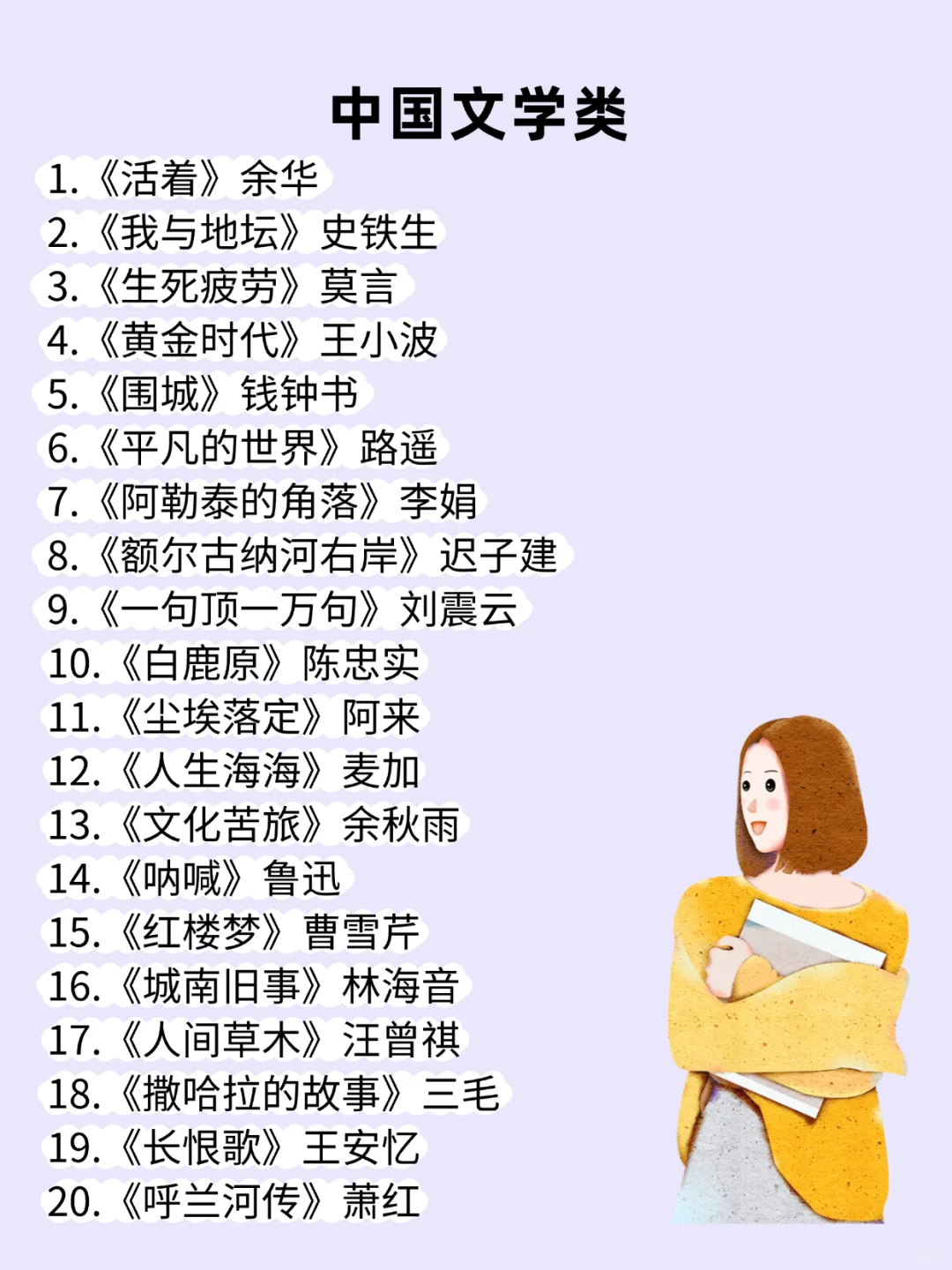 人民日报推荐，必须的100本书