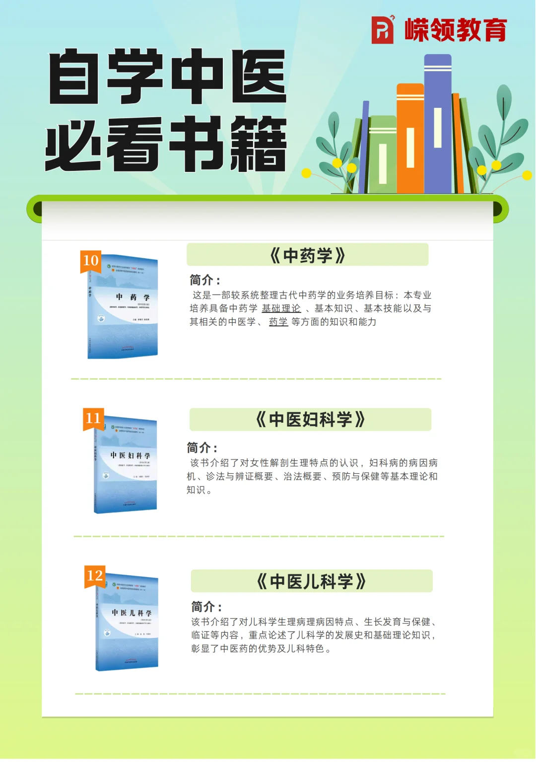 📚【自学中医必看经典书单】🔥从入门到精通