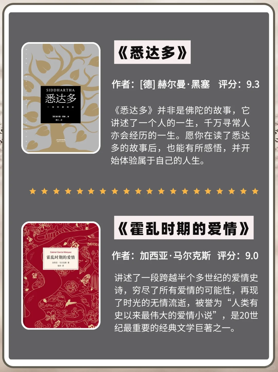 诺贝尔文学奖🏆不可错过的12本书📚