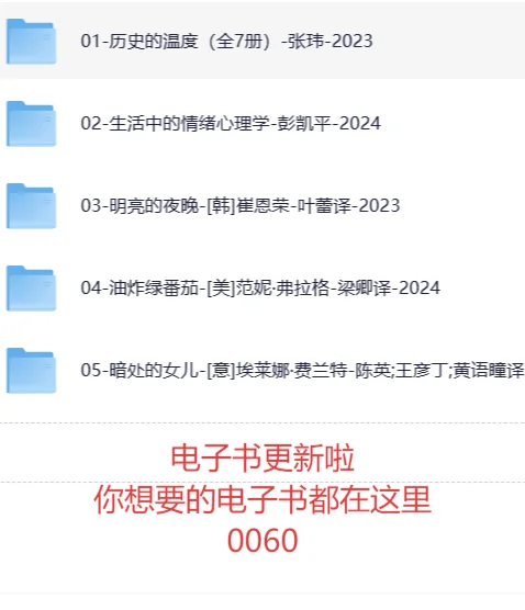免费电子书 | 你想要得电子书都在这里0060