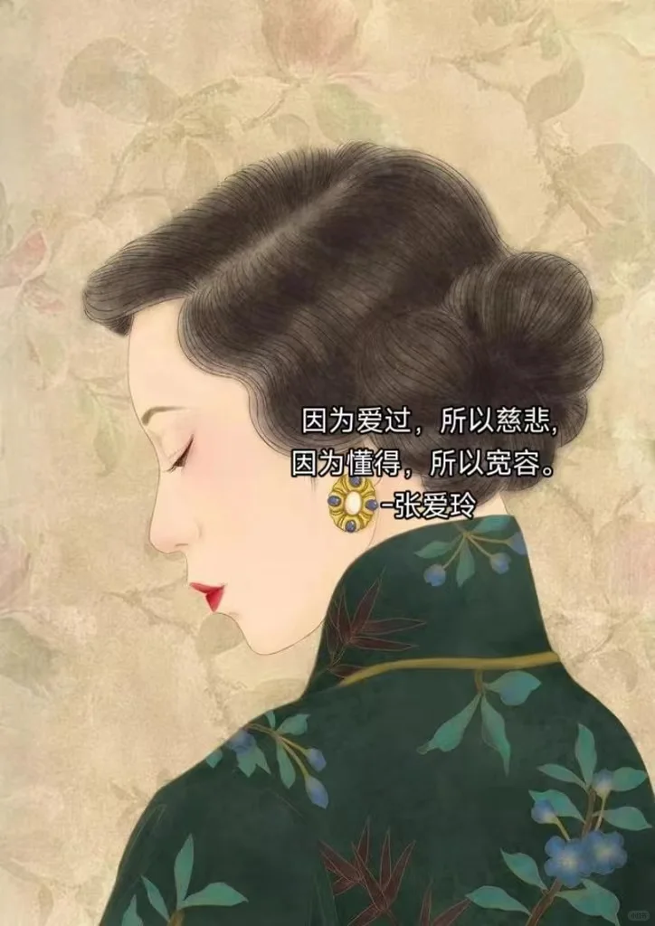 破碎感十足，张爱玲经典语录💐