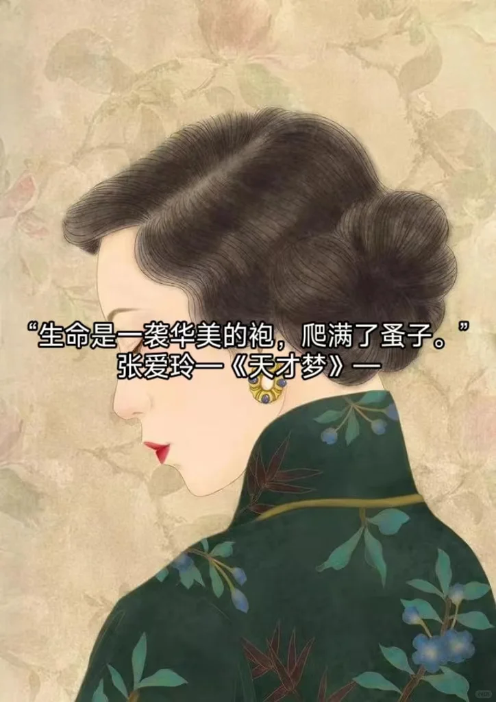 破碎感十足，张爱玲经典语录💐