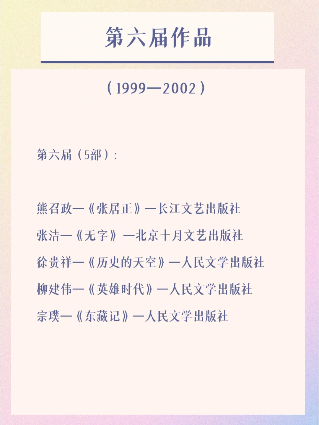 原来我无意间读过这些获奖作品