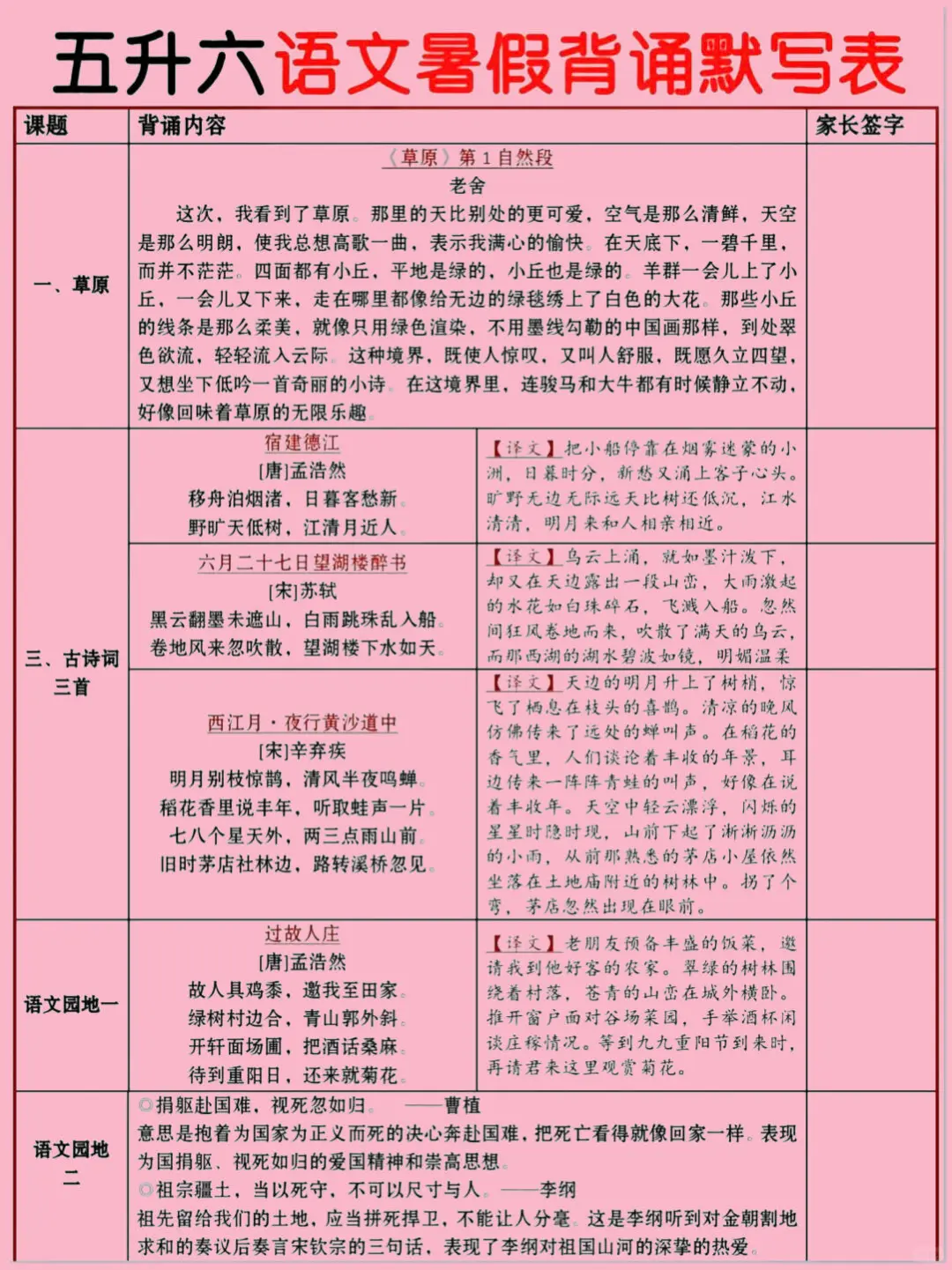 五升六：这是我见过最好的暑假规划（逆袭版