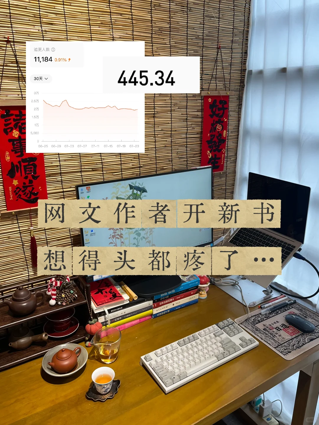 网文作者开新书，想得头都疼了！