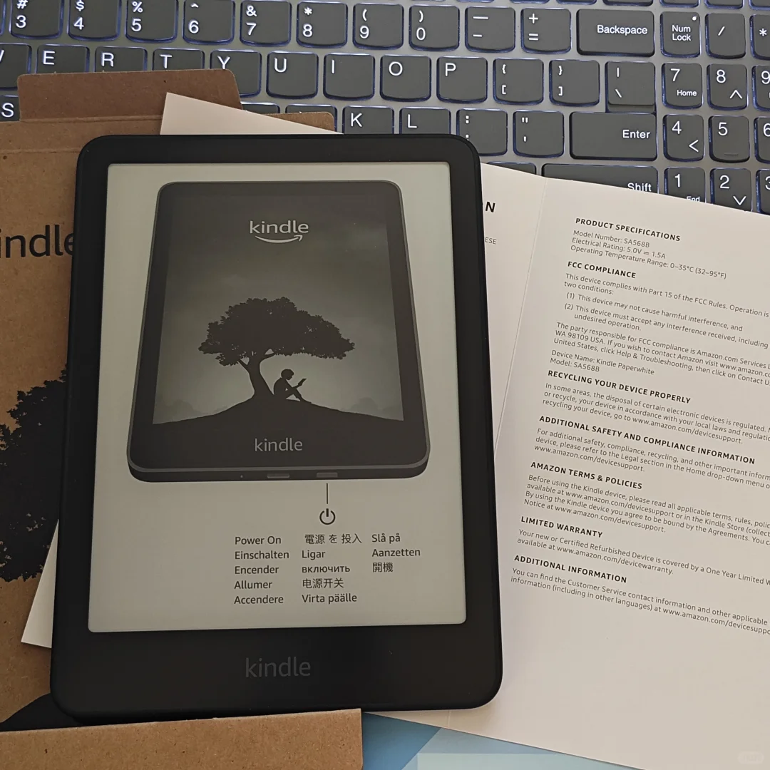 kindle已到手