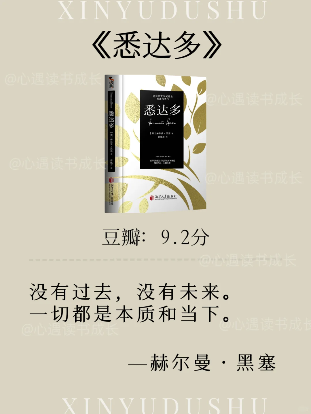📚女生一定要读黑塞，提升自我的灵魂之书