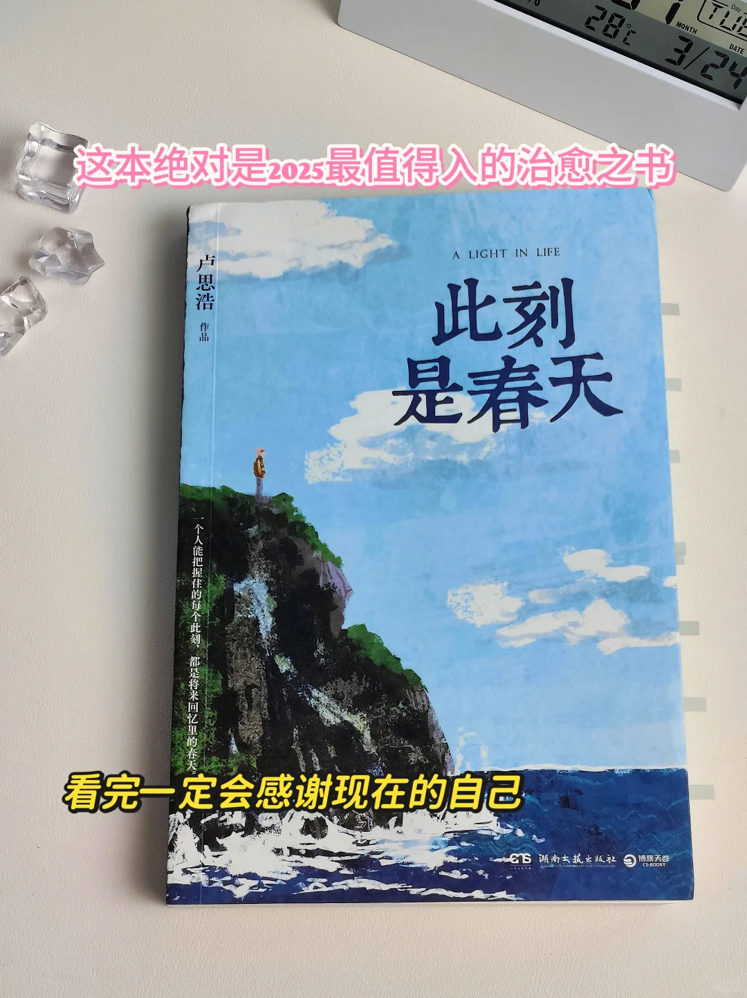 被卢思浩新书《此刻是春天》治愈了！