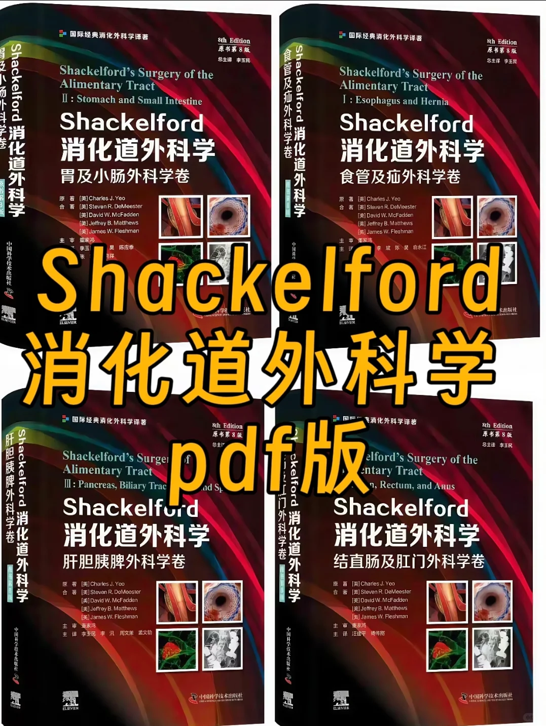 【外科经典｜Shackelford消化道外科学全4卷