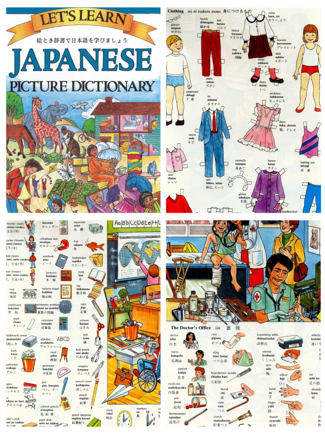 每日 日语词汇书推荐《日英双语图解词典》