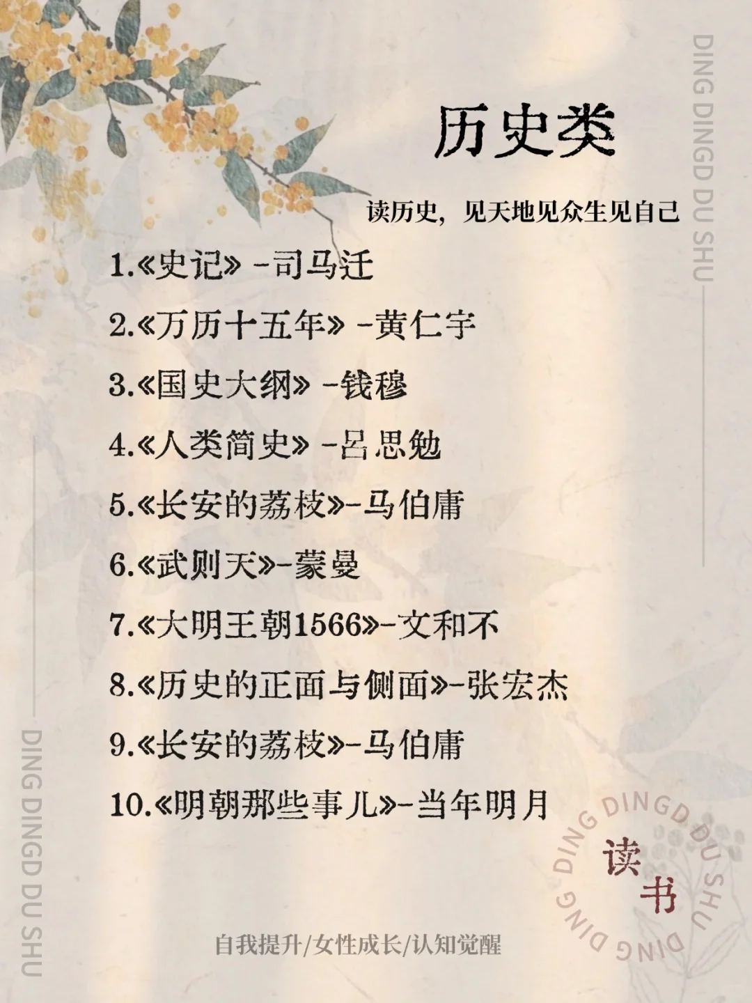 2025年书单：敢不敢在2025年看完这50本书