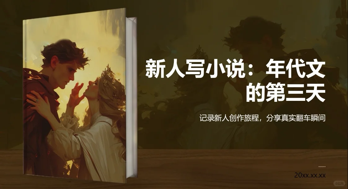 新人写小说，年代文的第三天