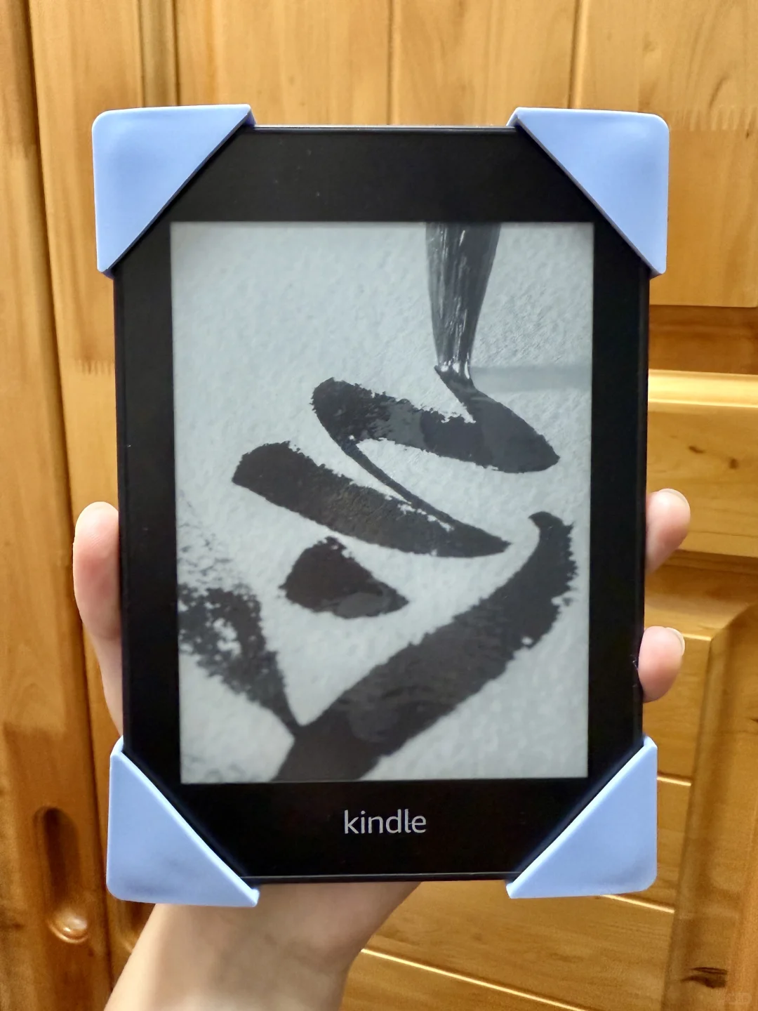 Kindle手持带strapsicle蓝色超好看！