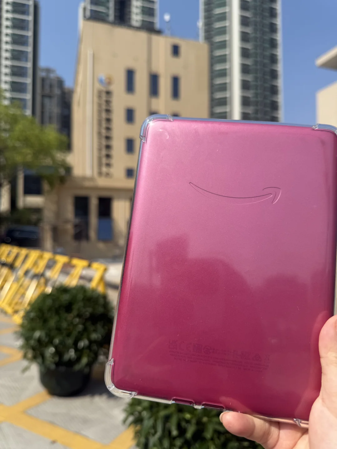 带上我的kindle出门啦