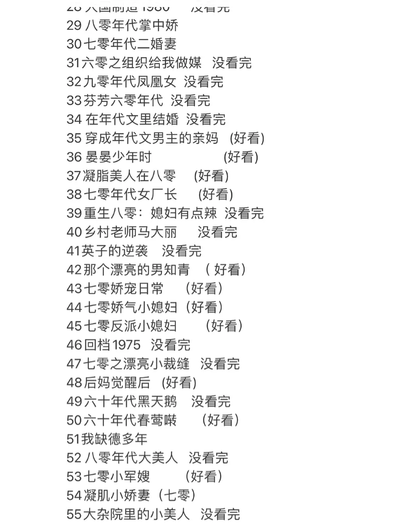 姐妹，所有好看的年代文都在这了