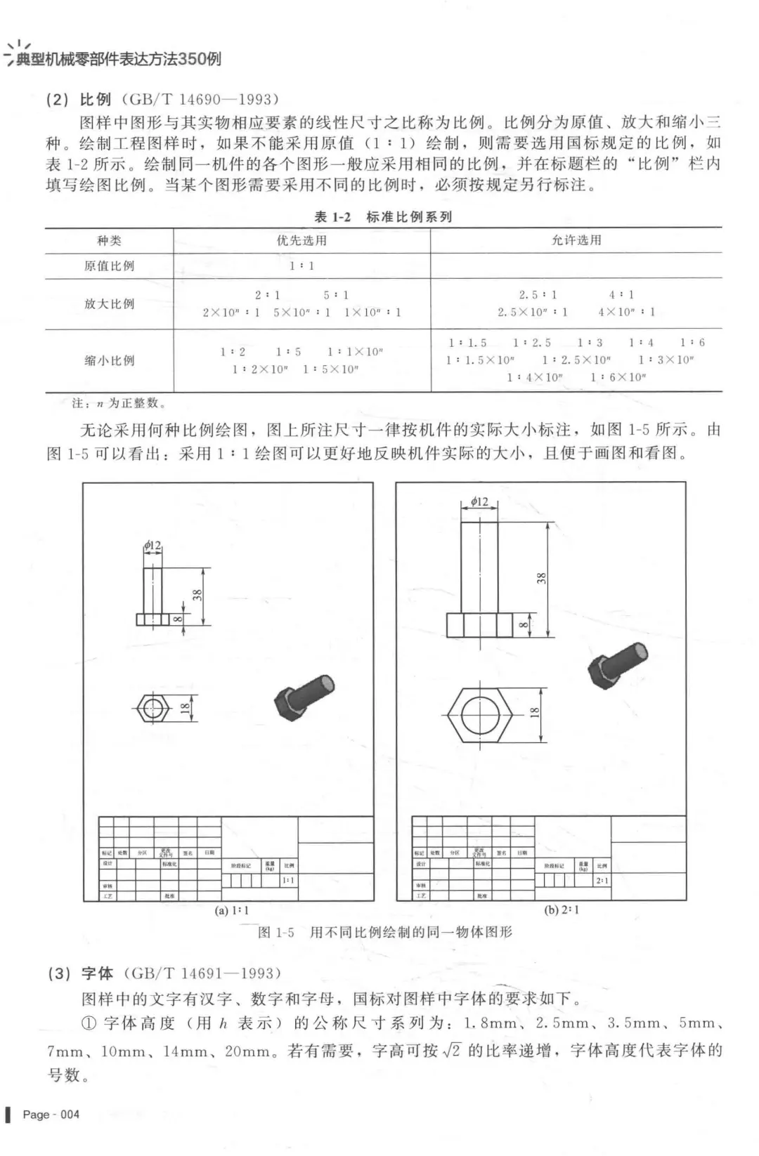 优秀图书推荐-机械零部件表达方法350例