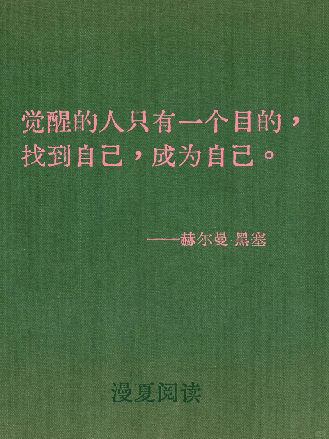 越来越喜欢黑塞了！
