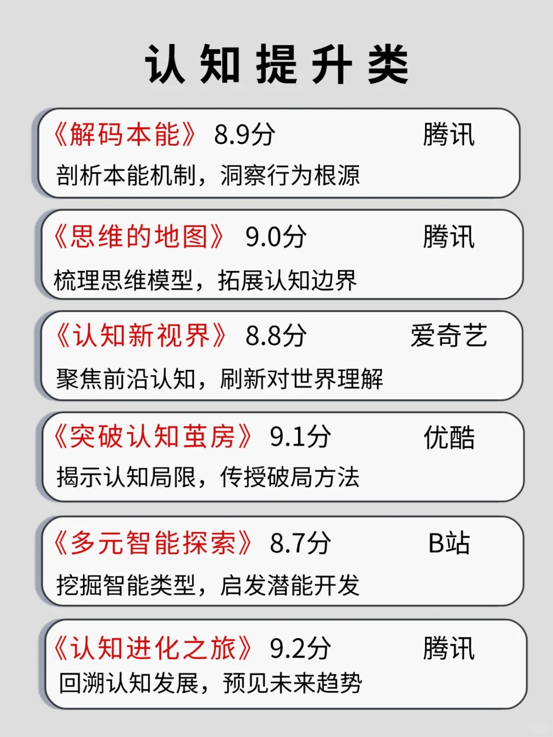 肚子没墨，请狂刷这42部纪录片❗️❗️