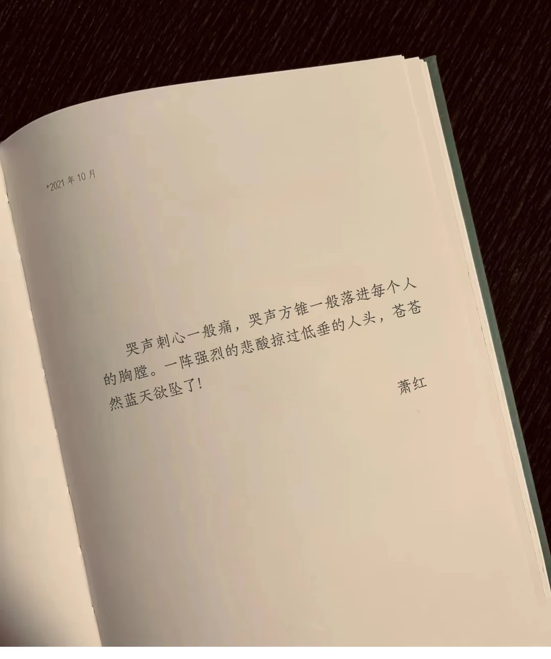 萧红的人生观，看哭了……