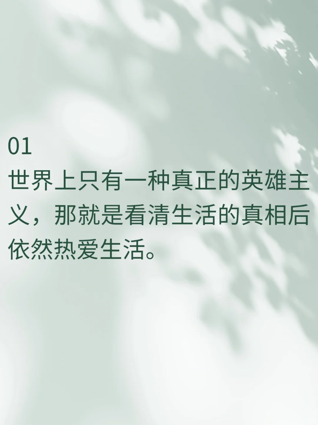 罗曼·罗兰醍醐灌顶的名言，句句道尽人生