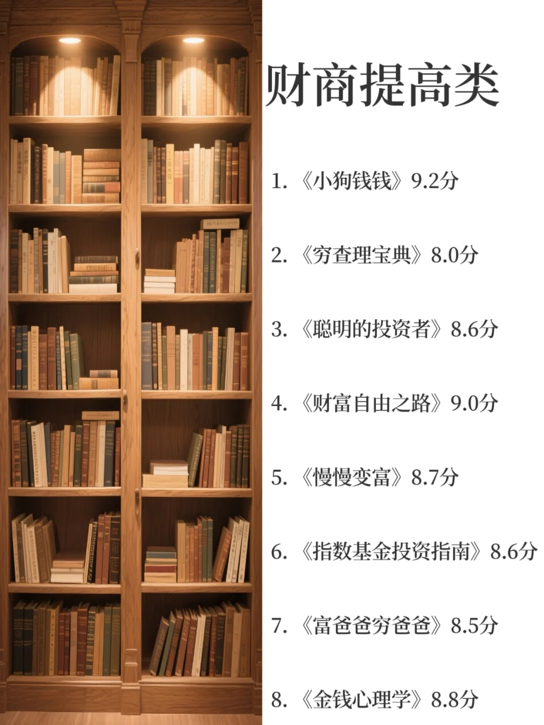 脑子会变快的7类书，一定要看❗️❗️