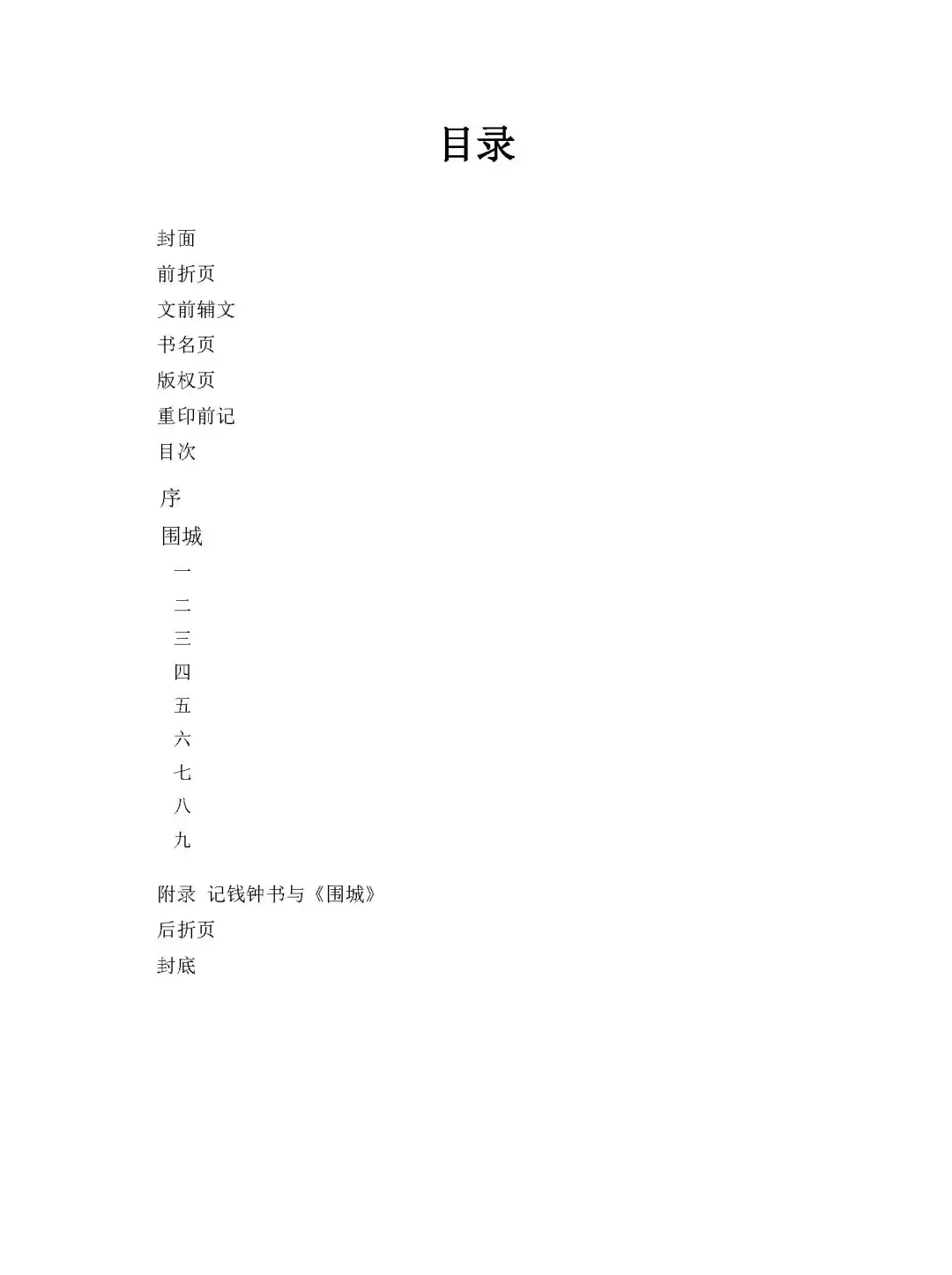优秀图书推荐-围城