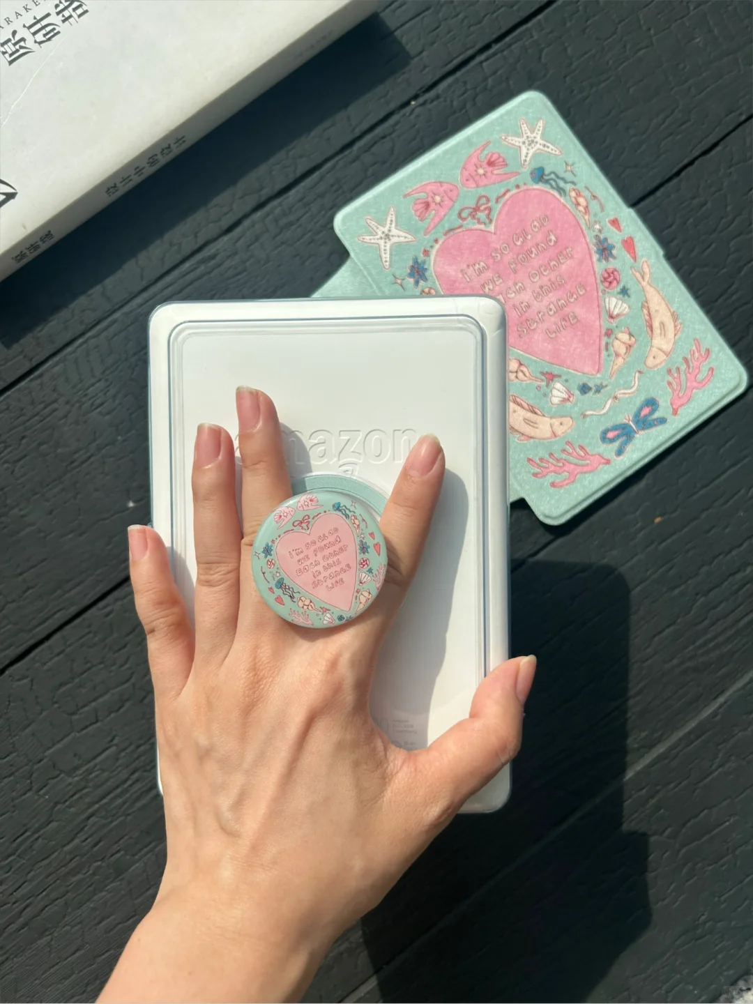 手持kindle壳也太方便了🐚