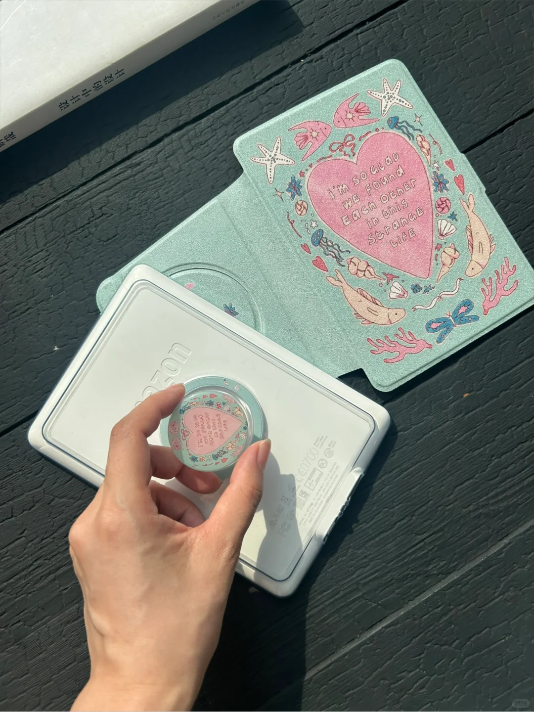 手持kindle壳也太方便了🐚