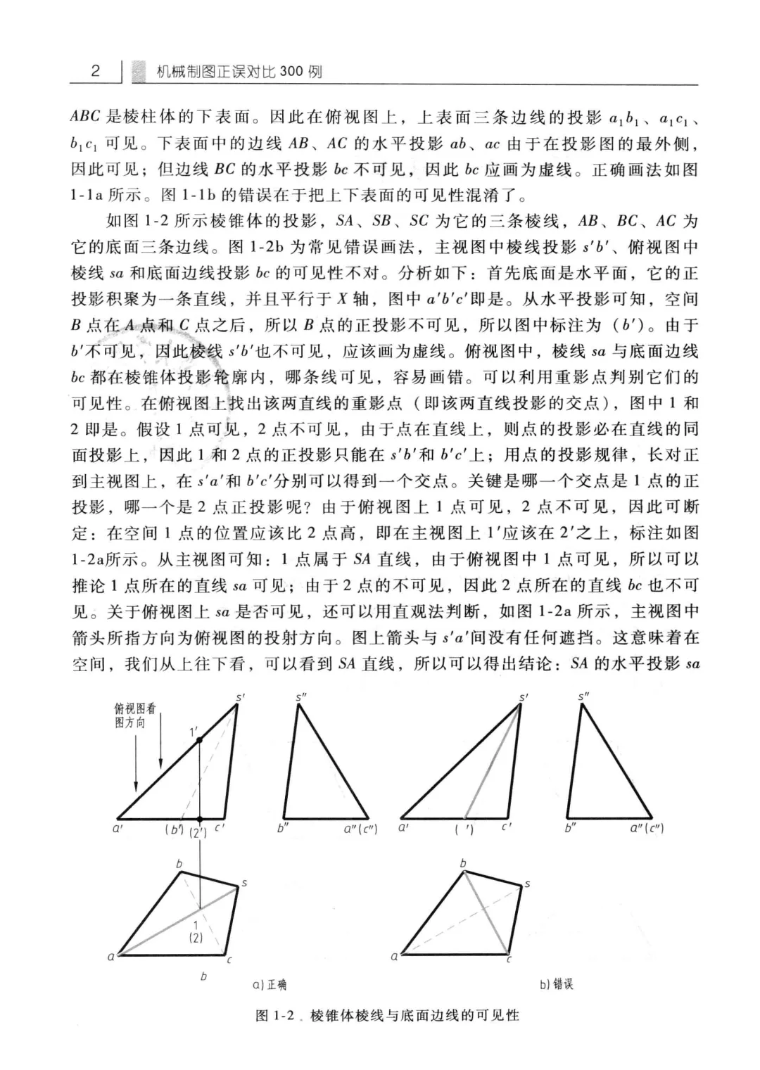 优秀图书推荐-机械制图正误对比300例
