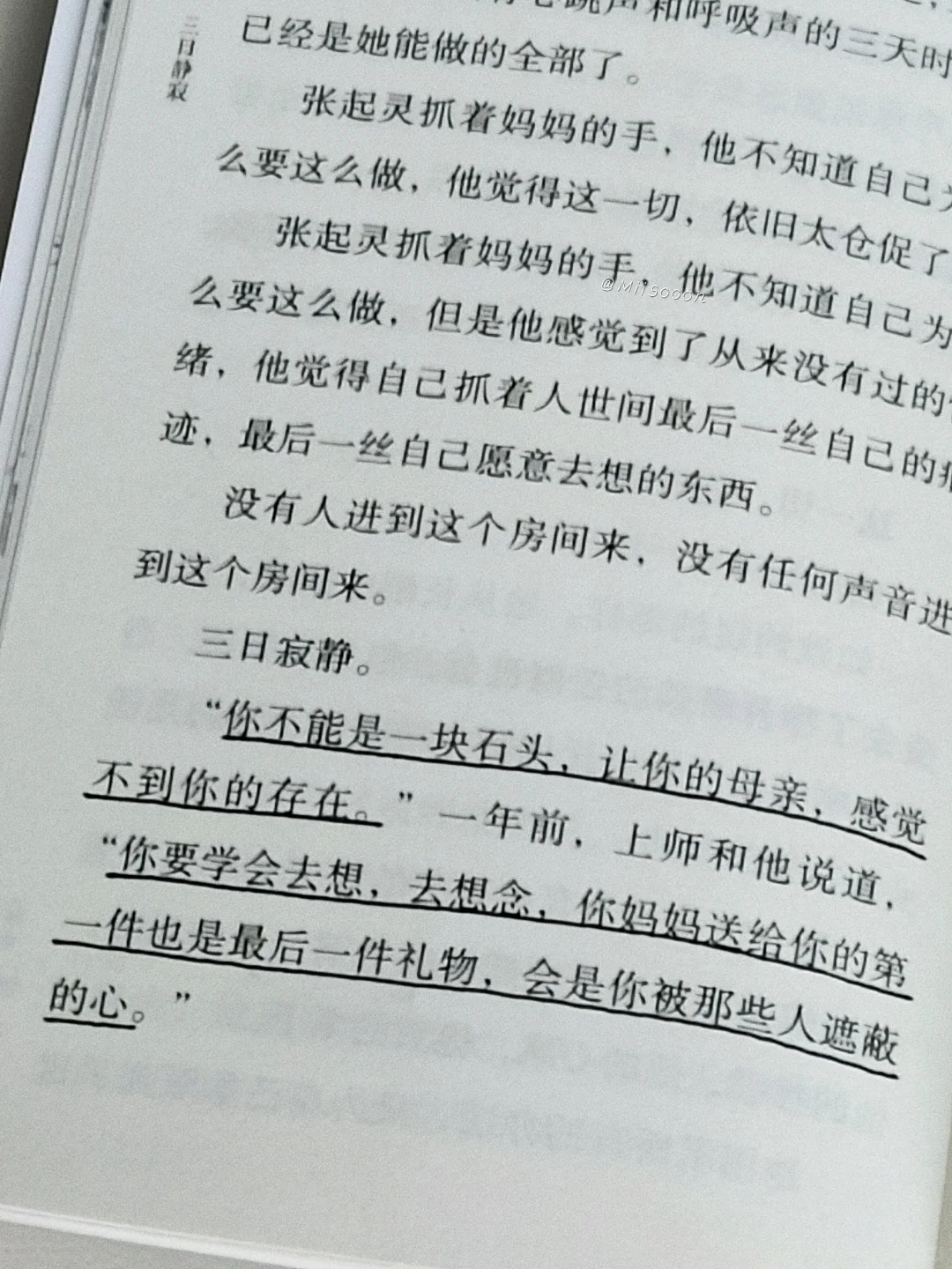 “你不能是一块石头。”