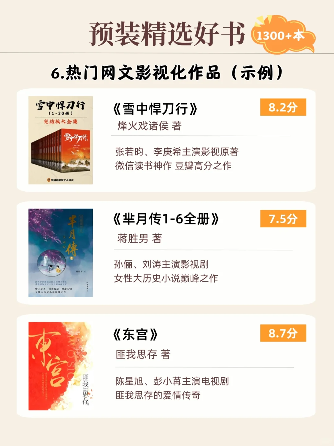 重磅福利🎉汉王2025预装书库更新❗️
