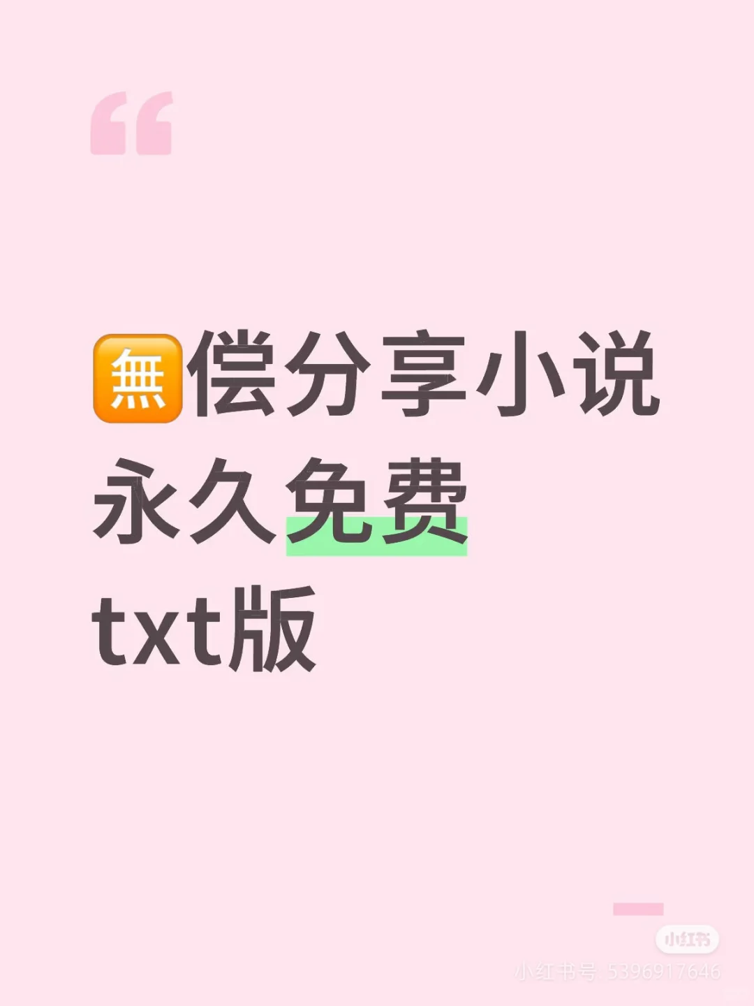 🈚偿TXT电子书