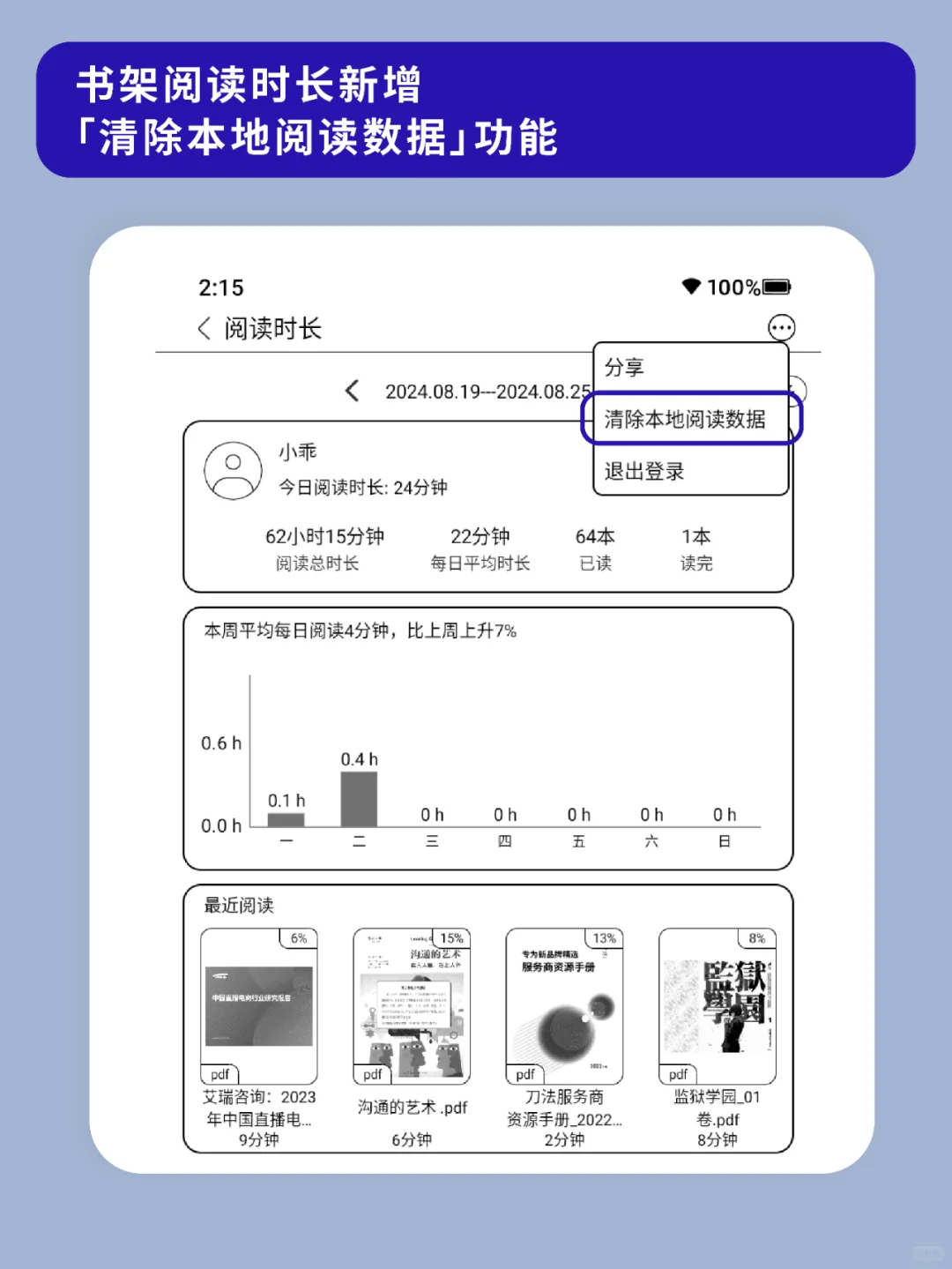 汉王电纸书Clear6标准版固件升级来了！