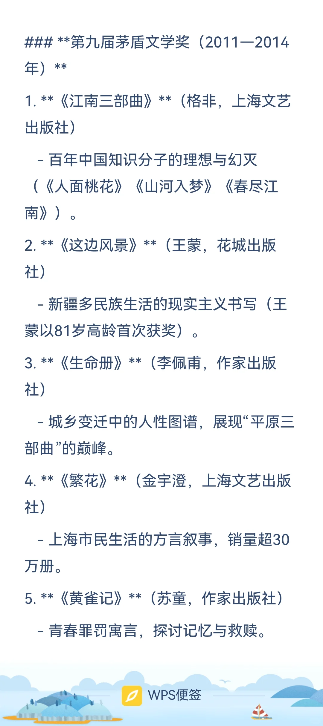📖绝绝子！历届茅盾文学奖获奖作品大揭秘