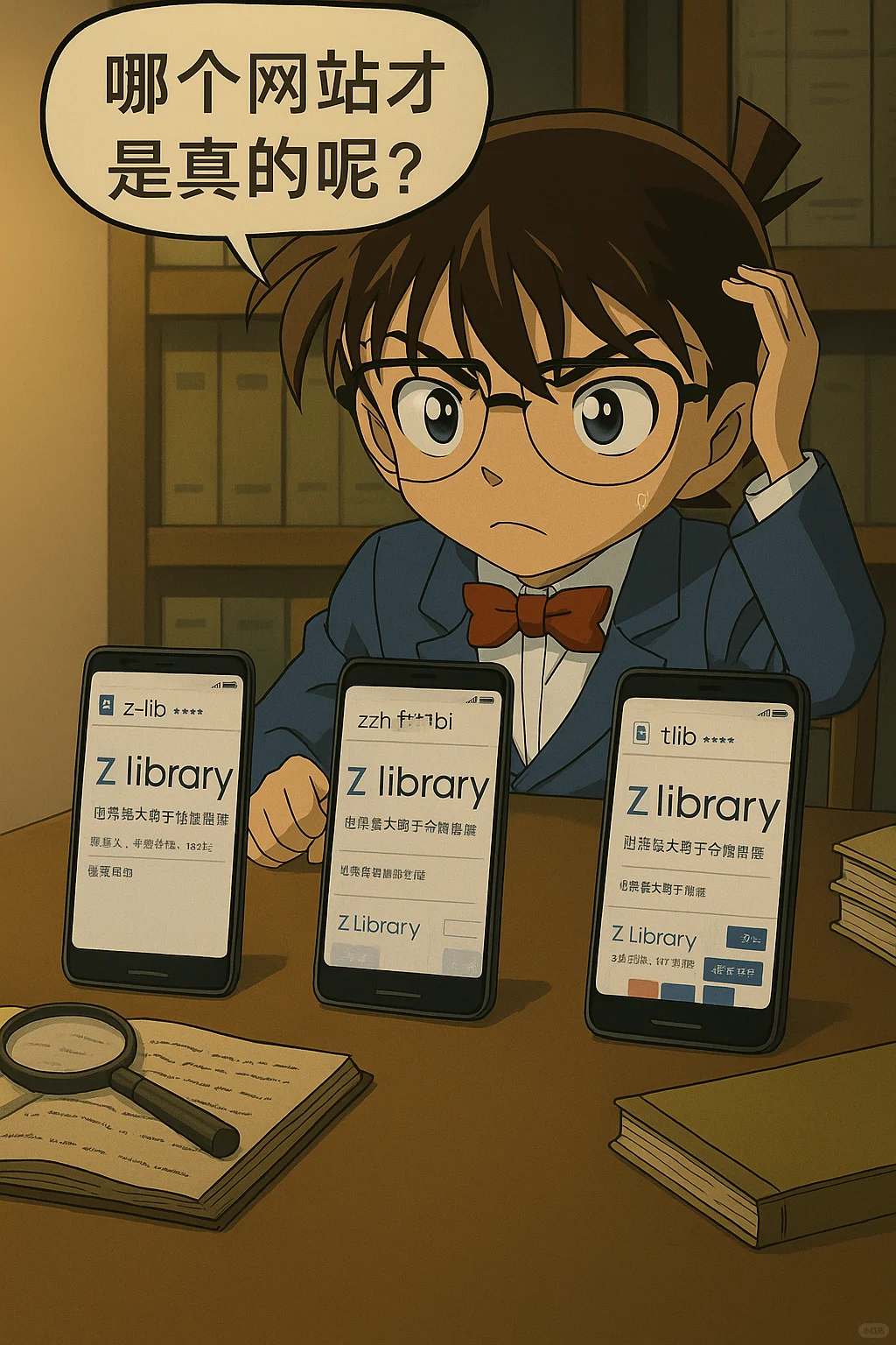 猜猜哪个才是真正的zlibrary网站？