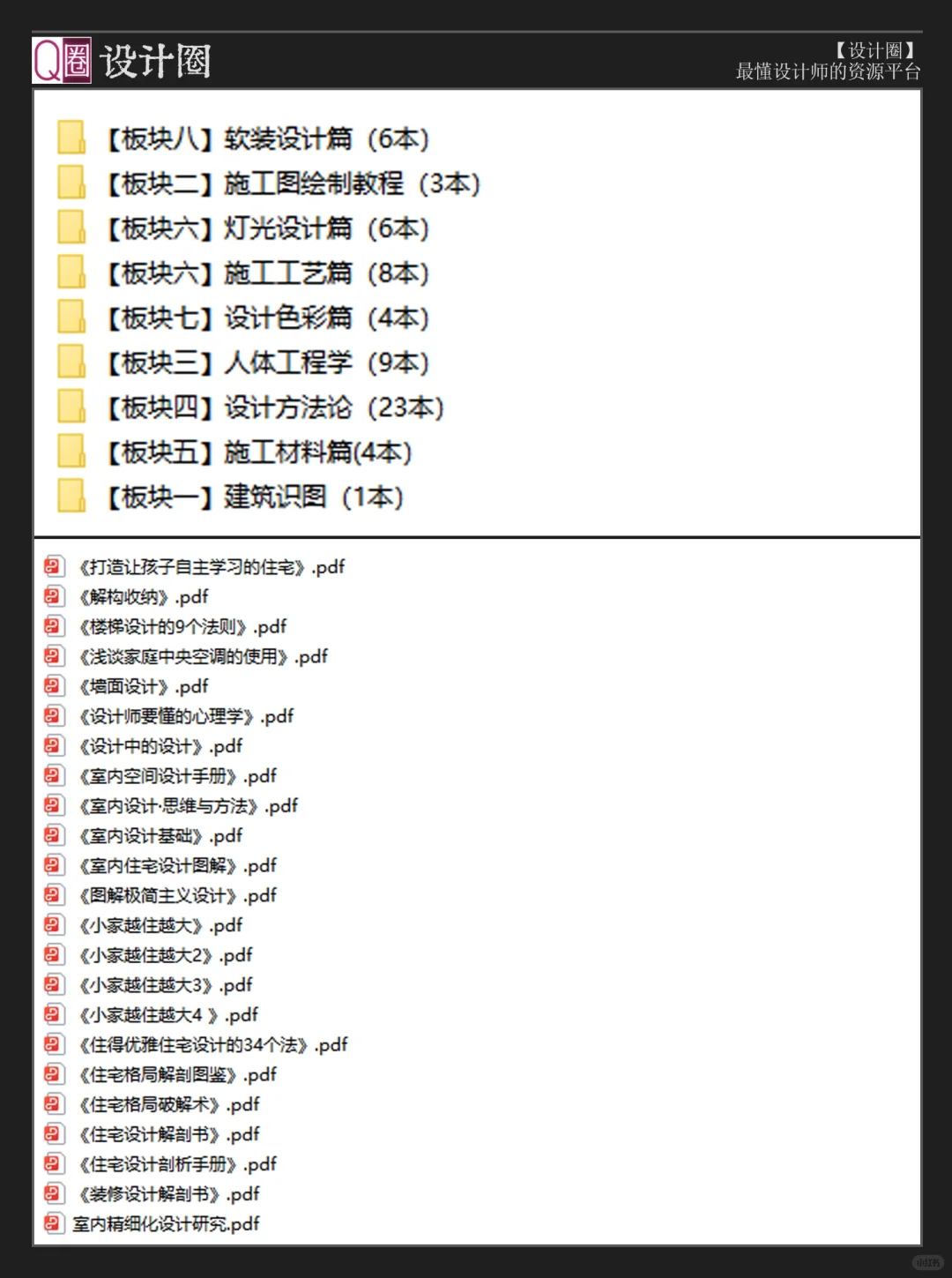 【室内设计书单】室内设计师必读的58本电子书