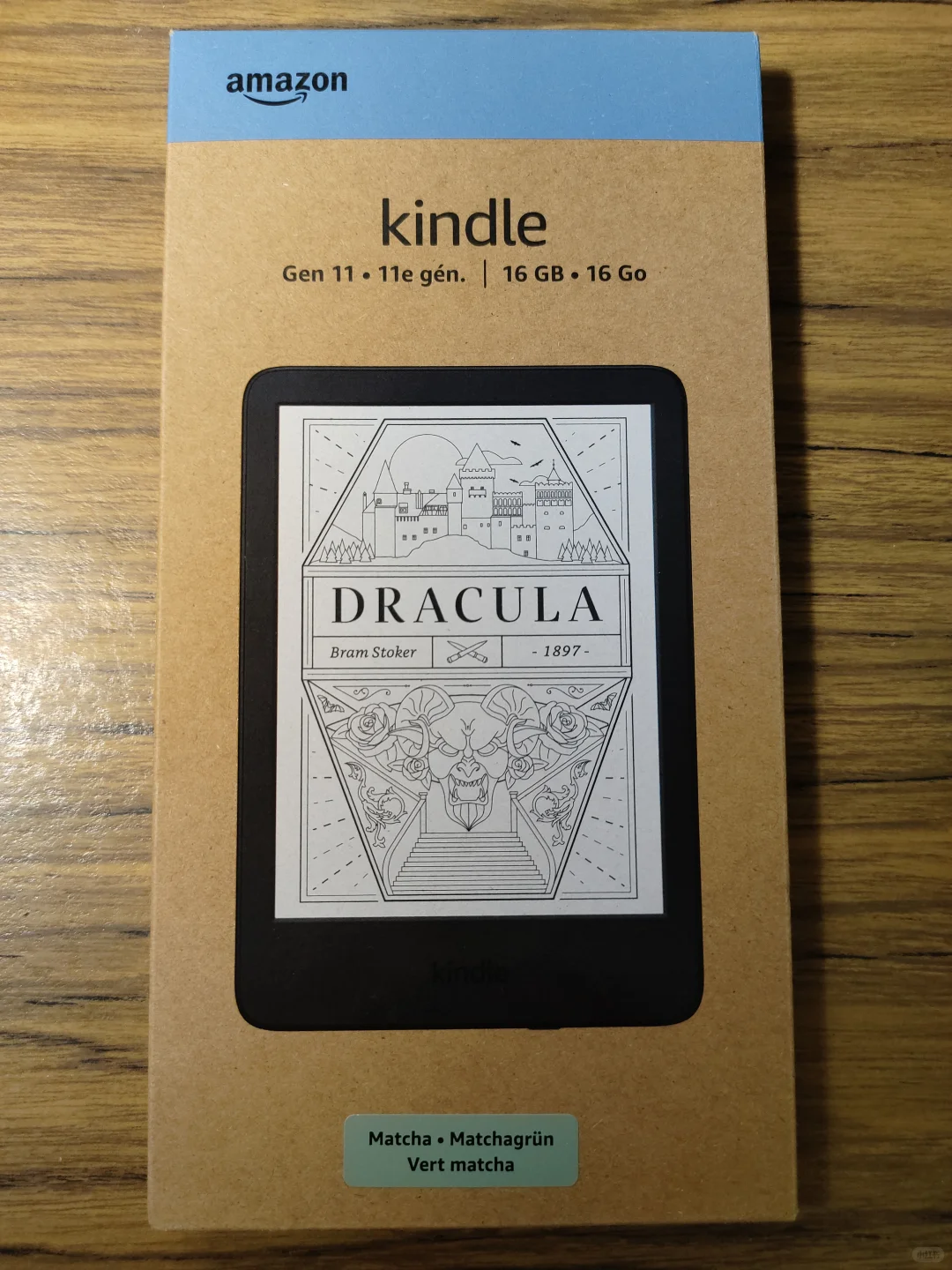 🇨🇦新买的Kindle小绿，果然很冷