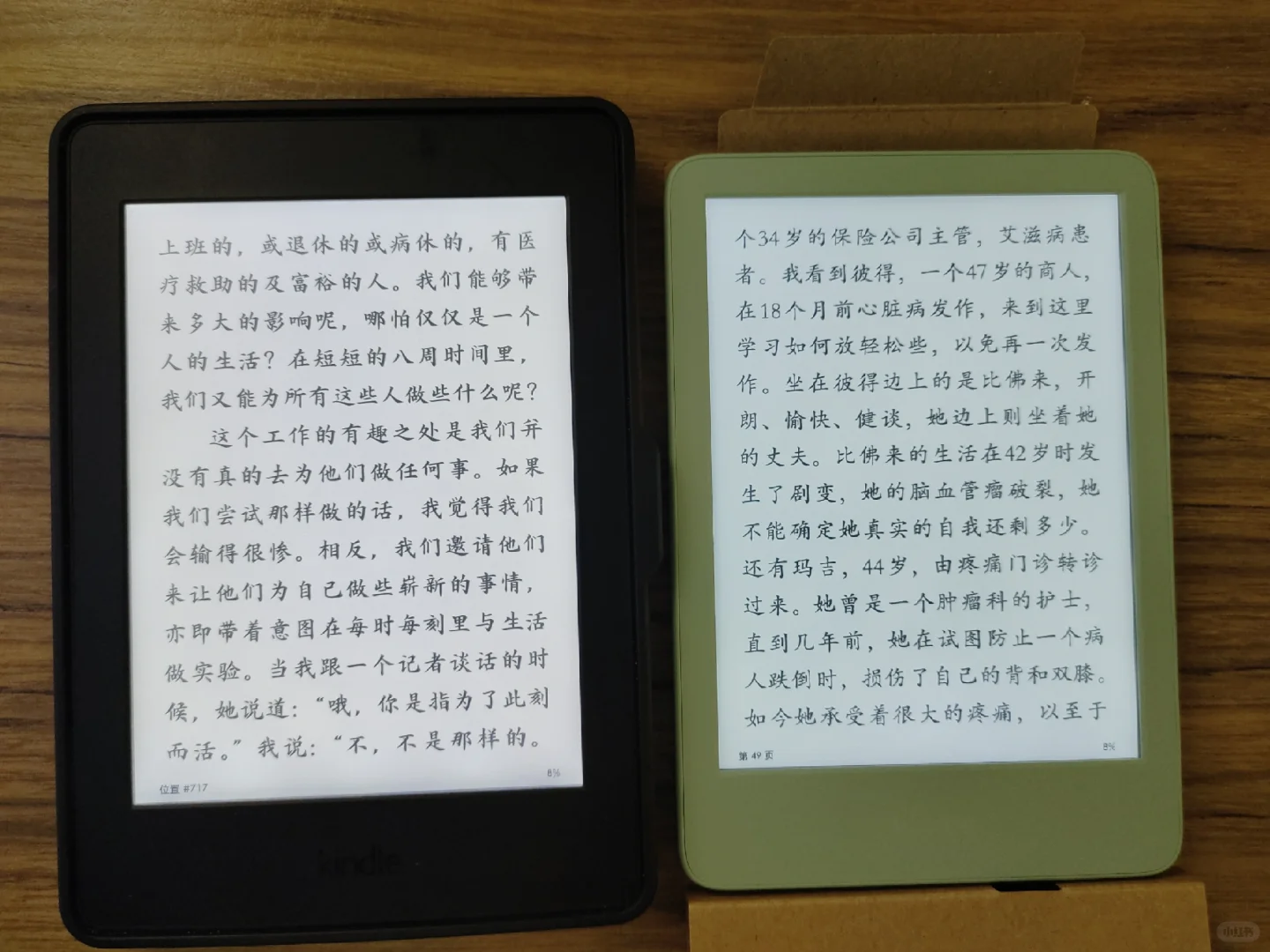🇨🇦新买的Kindle小绿，果然很冷