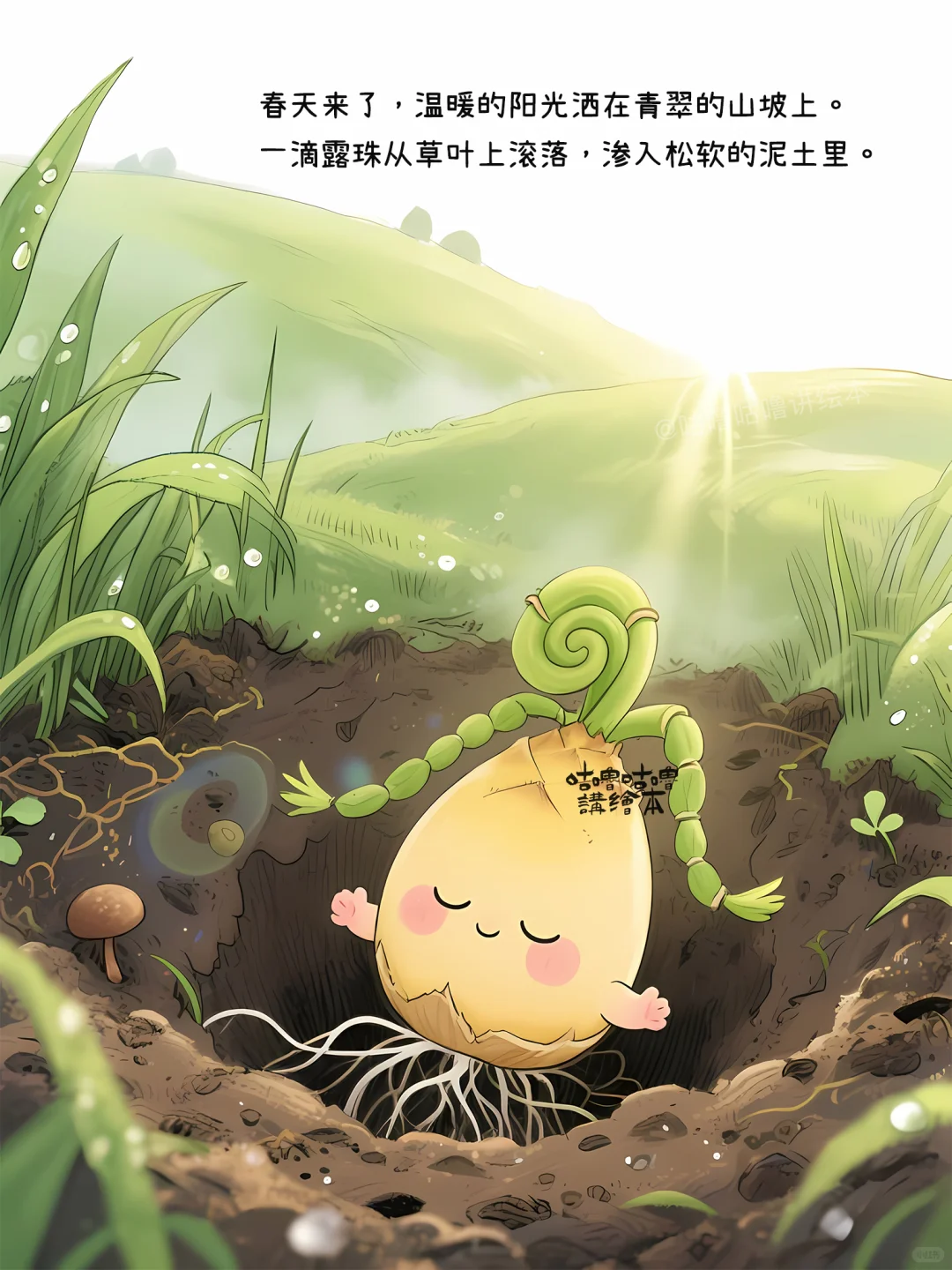 儿童绘本故事｜向下扎根的勇气