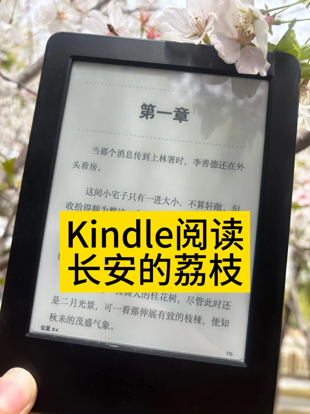 Kindle看《长安的荔枝》太简单了！