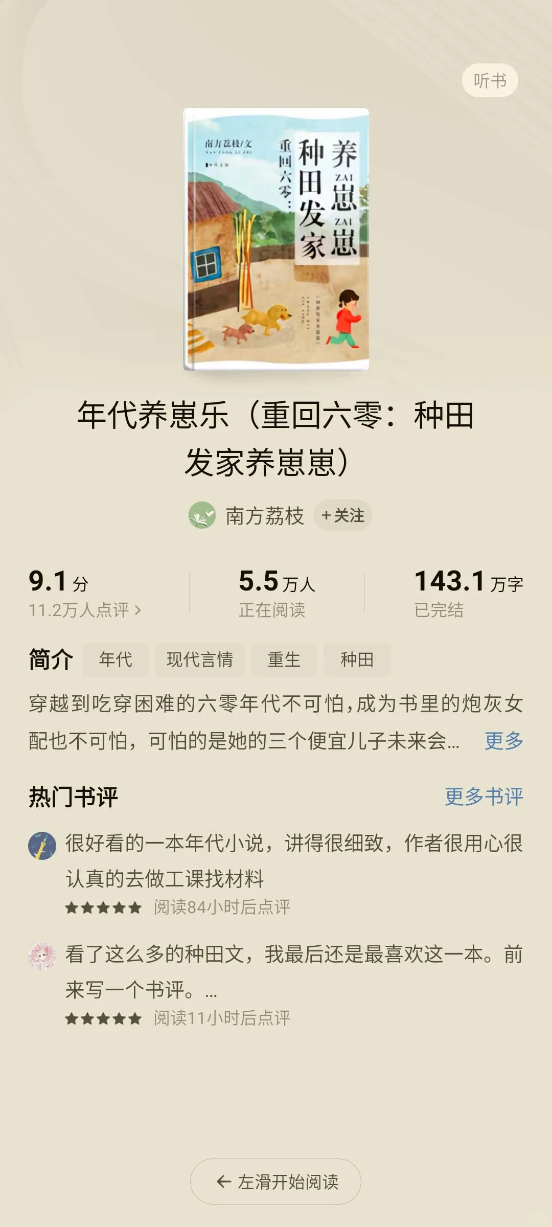 推荐五本超级喜欢的top级番茄年代文