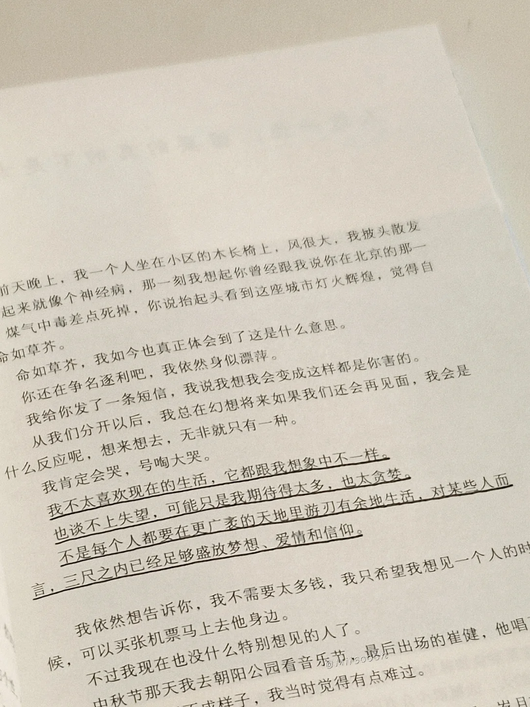 “你说你向往自由，或许还需要一点爱情。”